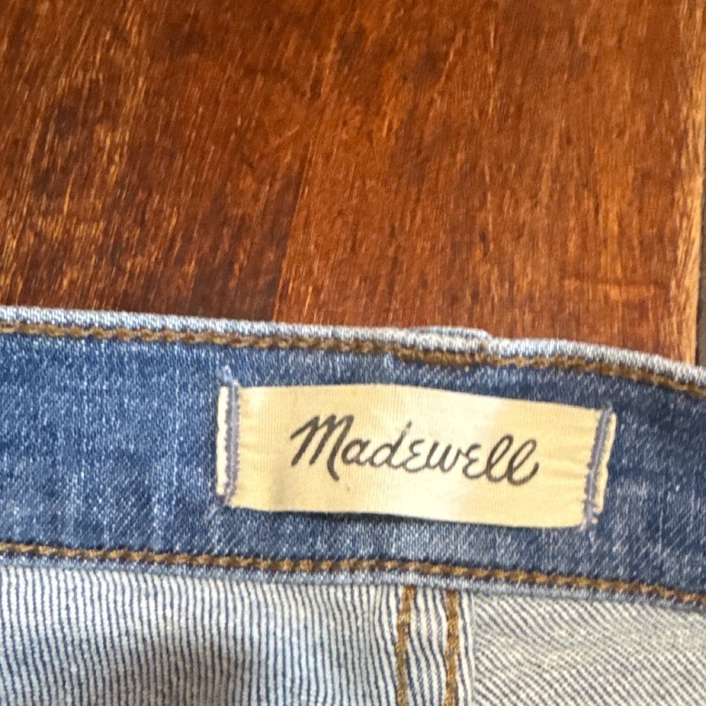 Madewell Stovepipe Jeans Womens 24 Blue High Rise Straight Leg Denim - Picture 8 of 12